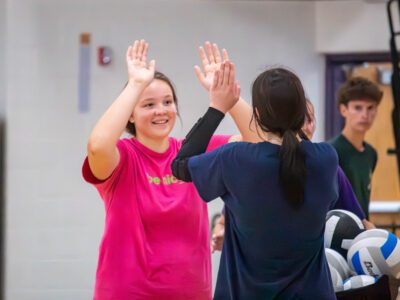 Greenville volleyball gets youth involved with camp, raising funds for overnight Ferris camp