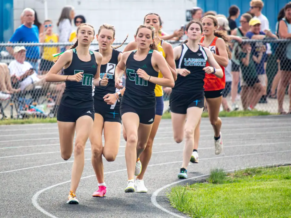 GIRLS TRACK CO-ATHLETES OF THE YEAR: Dynamic duo