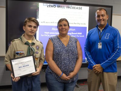 Ionia schools honor Eagle Scout candidate
