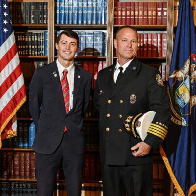 Rep. Outman welcomes local first responder to 9-11 memorial ceremony