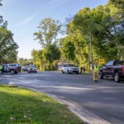 A chain-reaction crash involving three vehicles resulted in one person treated for minor injuries Thursday afternoon. — DN Photo | Cory Smith