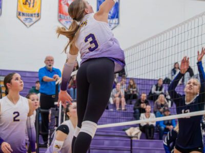 Greenville volleyball sweeps Aviation Academy in last home game, prepared for district play next week