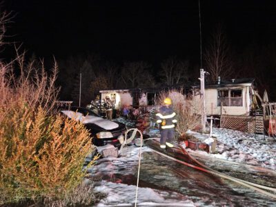 Fairplain Township home destroyed in early-morning blaze; resident escapes safely